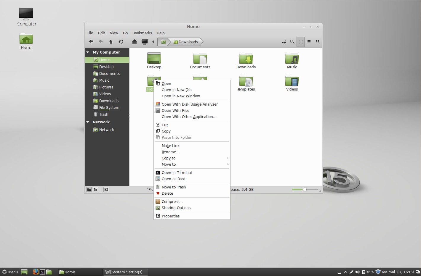 virtualbox linux mint software rendering mode